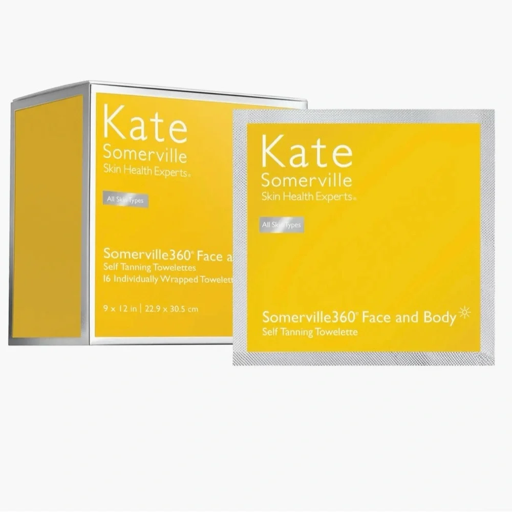 15 KATE SOMERVILLE 360 Face and Body Self Tanning Towelettes Wipes - Picture 2 of 13